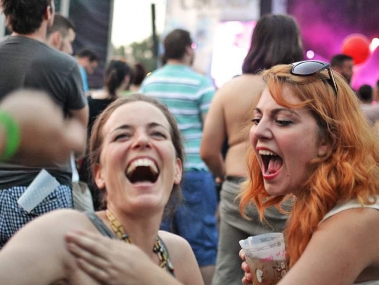 Festival Colours of Ostrava (2015). Umenie spája a búra bariéry. Z rodinného archívu.